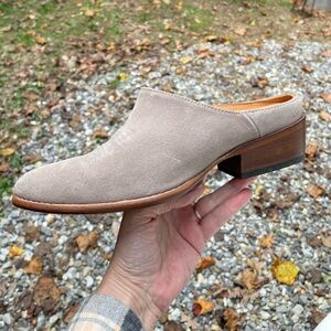 Tecovas Sophie Suede Mules Size 7.5 B